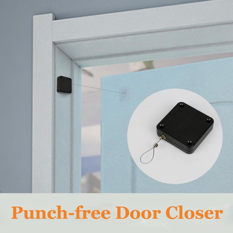 Ferme-porte automatique sans poinçon pour tiroirs, support de fermeture de porte à cordon - Tilila Express