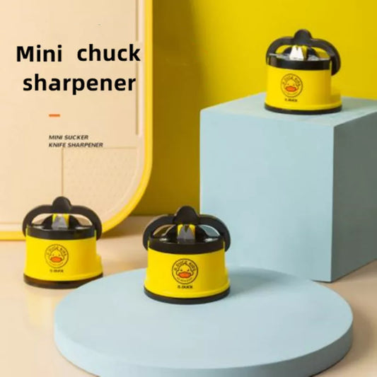 Sharpener domestic quick knife automatic multi-function double kitchen tools yellow duck chuck grindstone Tilila Express